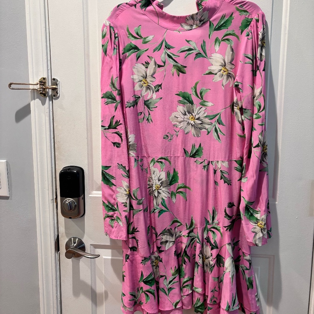 Anthropologie x Yumi Kim Night Fever Mini Dress, Morning Grace Pink - Picture 6 of 7